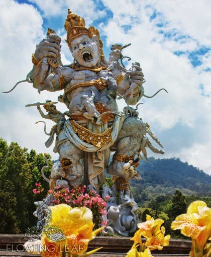 de mooie beelden in de tempels