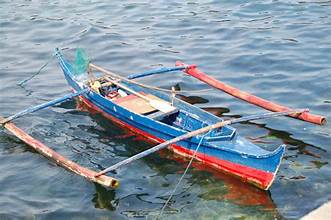 catamaran visboten op de Filipijnen