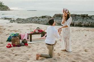 Ten huwelijk gevraagd.