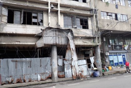 Gelukkig is dit huis niet getroffen.